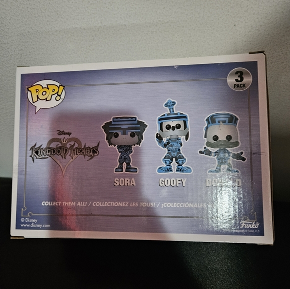 Tron Sora, Donald, and Goofy, Funko Pop - Picture 2 of 2